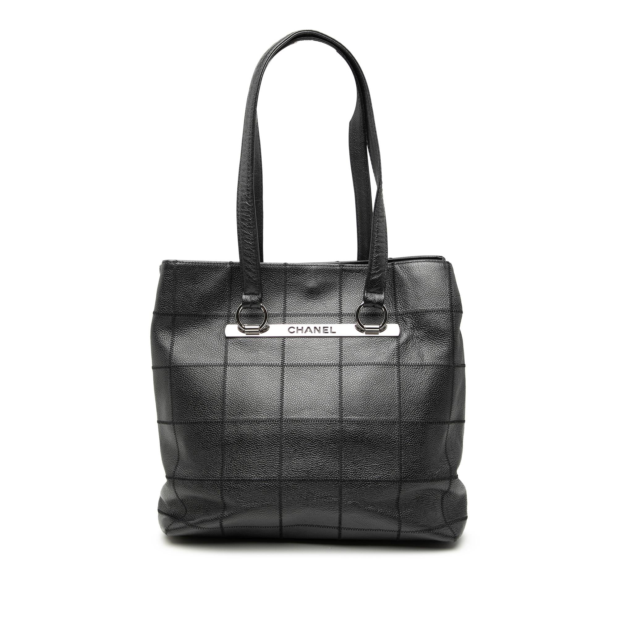 Chanel Choco Bar Caviar Tote