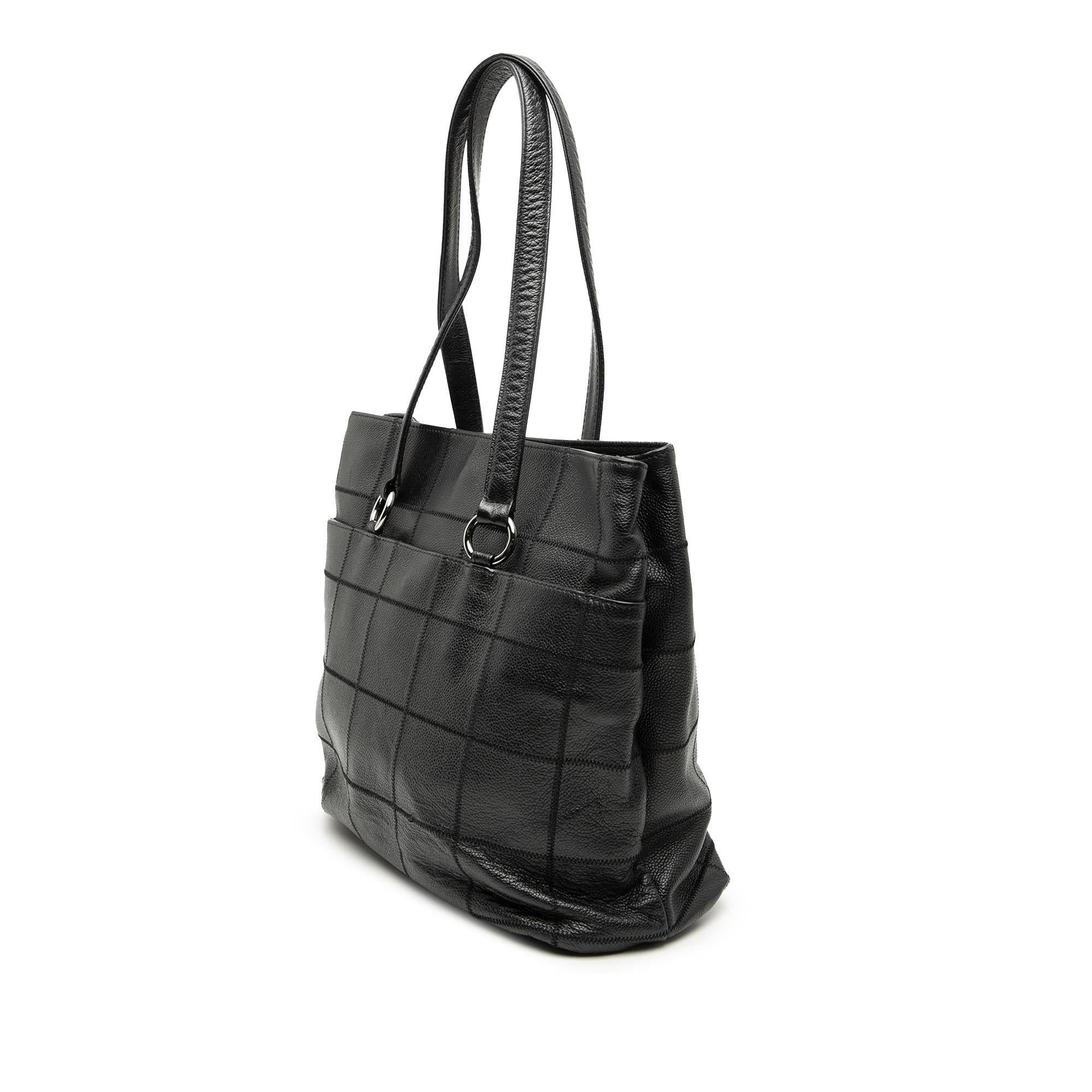 Chanel Choco Bar Caviar Tote