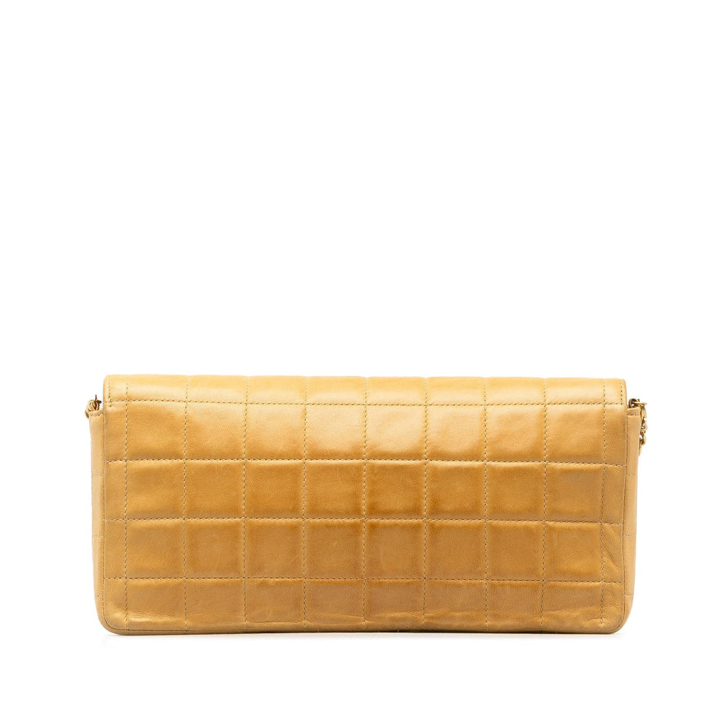 Chanel Choco Bar East West Flap Bag (SHG-iTo7QZ)