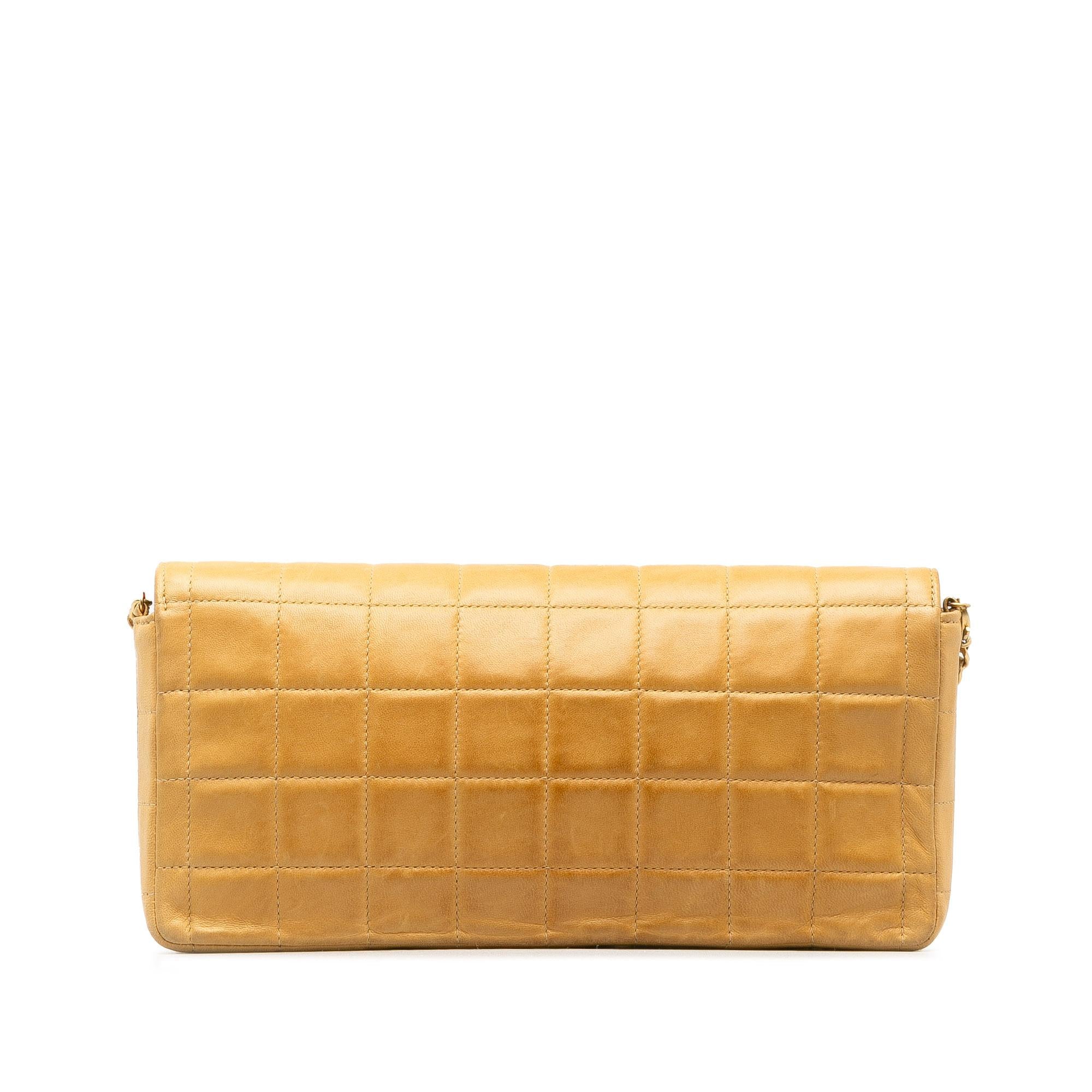 Chanel Choco Bar East West Flap Bag (SHG-iTo7QZ)