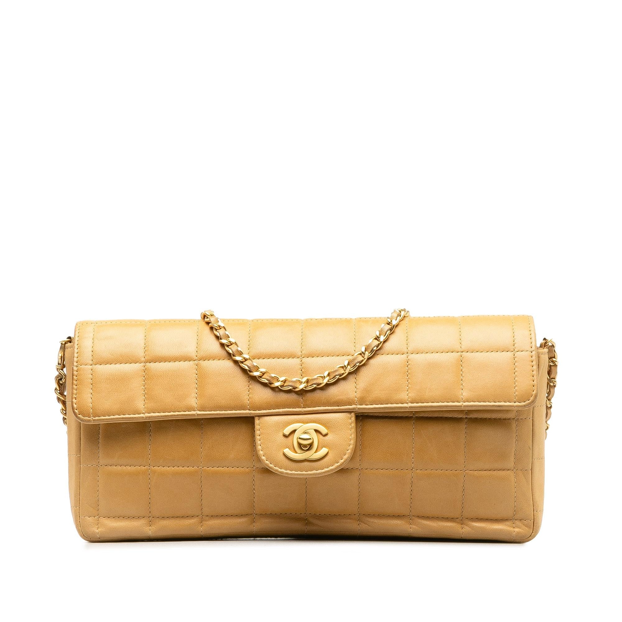 Chanel Choco Bar East West Flap Bag (SHG-iTo7QZ)