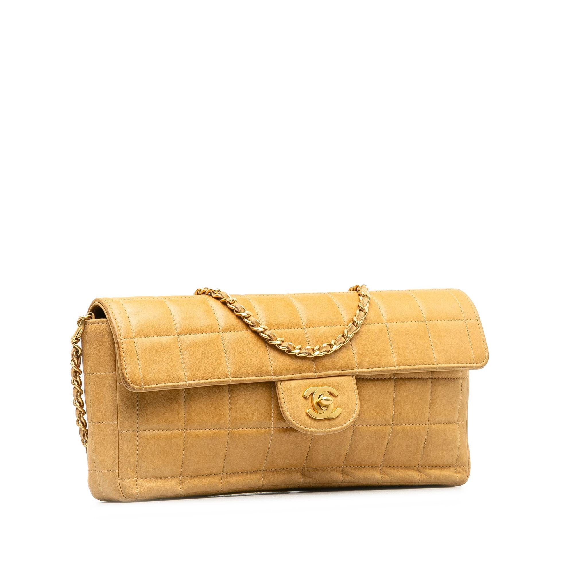 Chanel Choco Bar East West Flap Bag (SHG-iTo7QZ)