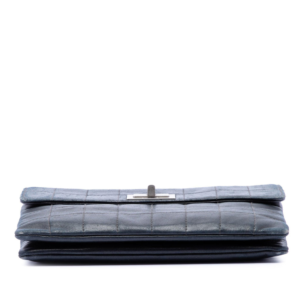 Chanel Choco Bar Lambskin Reissue 2.55 Flap Clutch