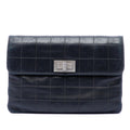 Chanel Choco Bar Lambskin Reissue 2.55 Flap Clutch