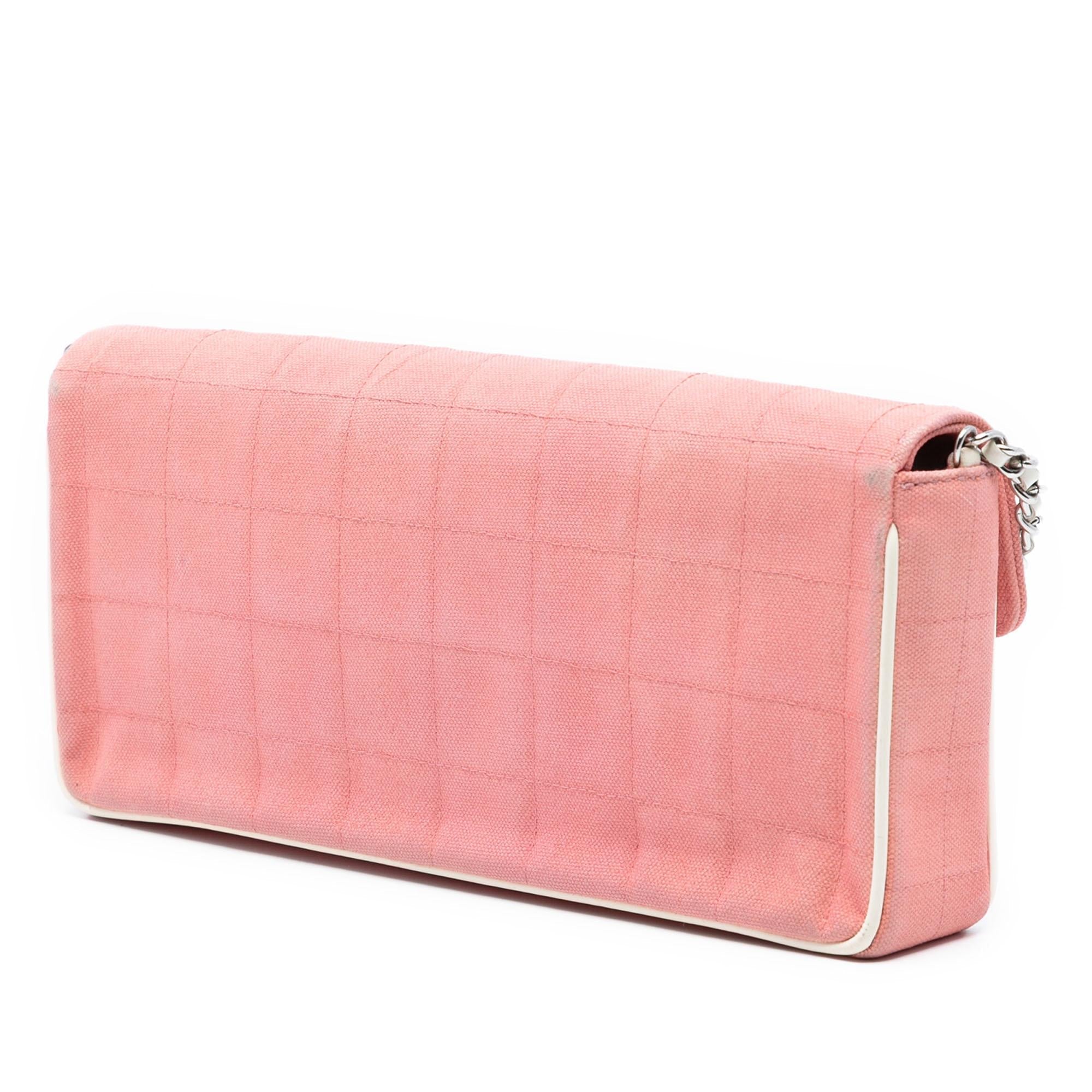 Chanel Chocolate Bar Canvas East West Flap
