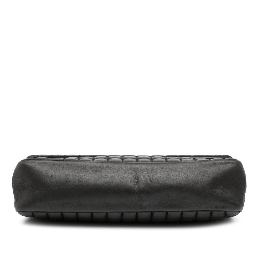 Chanel Chocolate Bar Iridescent Calfskin Bubble Flap