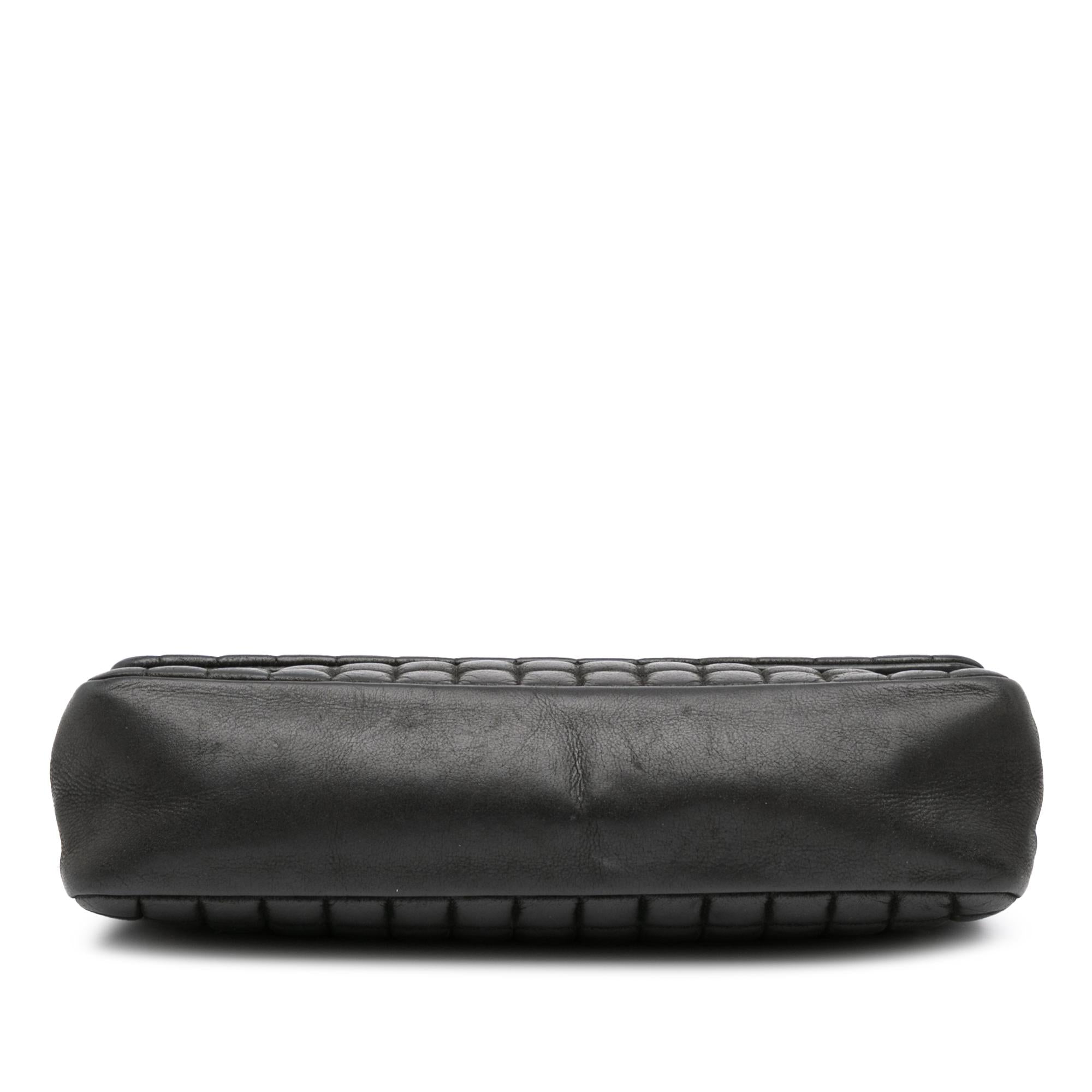 Chanel Chocolate Bar Iridescent Calfskin Bubble Flap