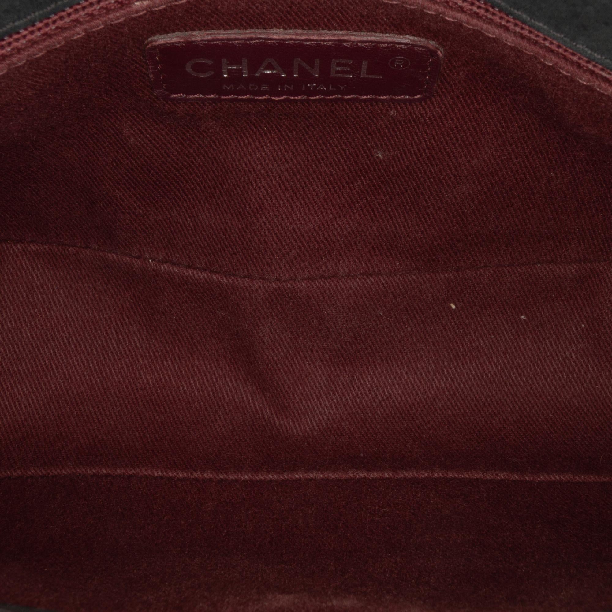Chanel Chocolate Bar Iridescent Calfskin Bubble Flap