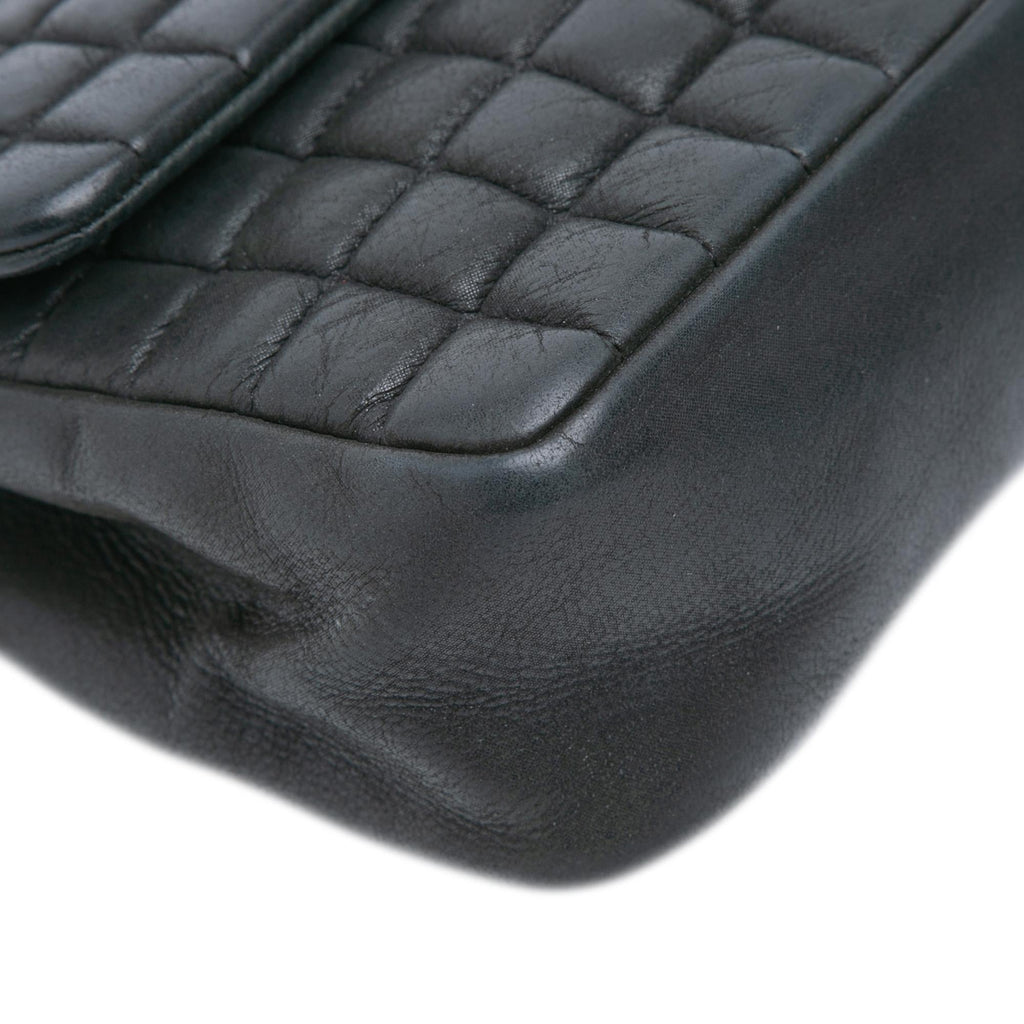 Chanel Chocolate Bar Iridescent Calfskin Bubble Flap