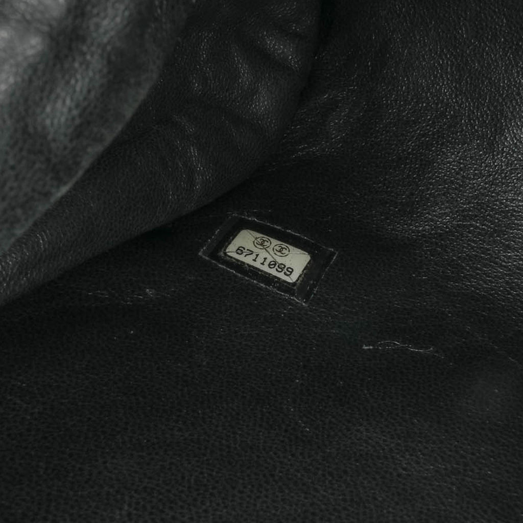 Chanel Chocolate Bar Lambskin Frame Clutch