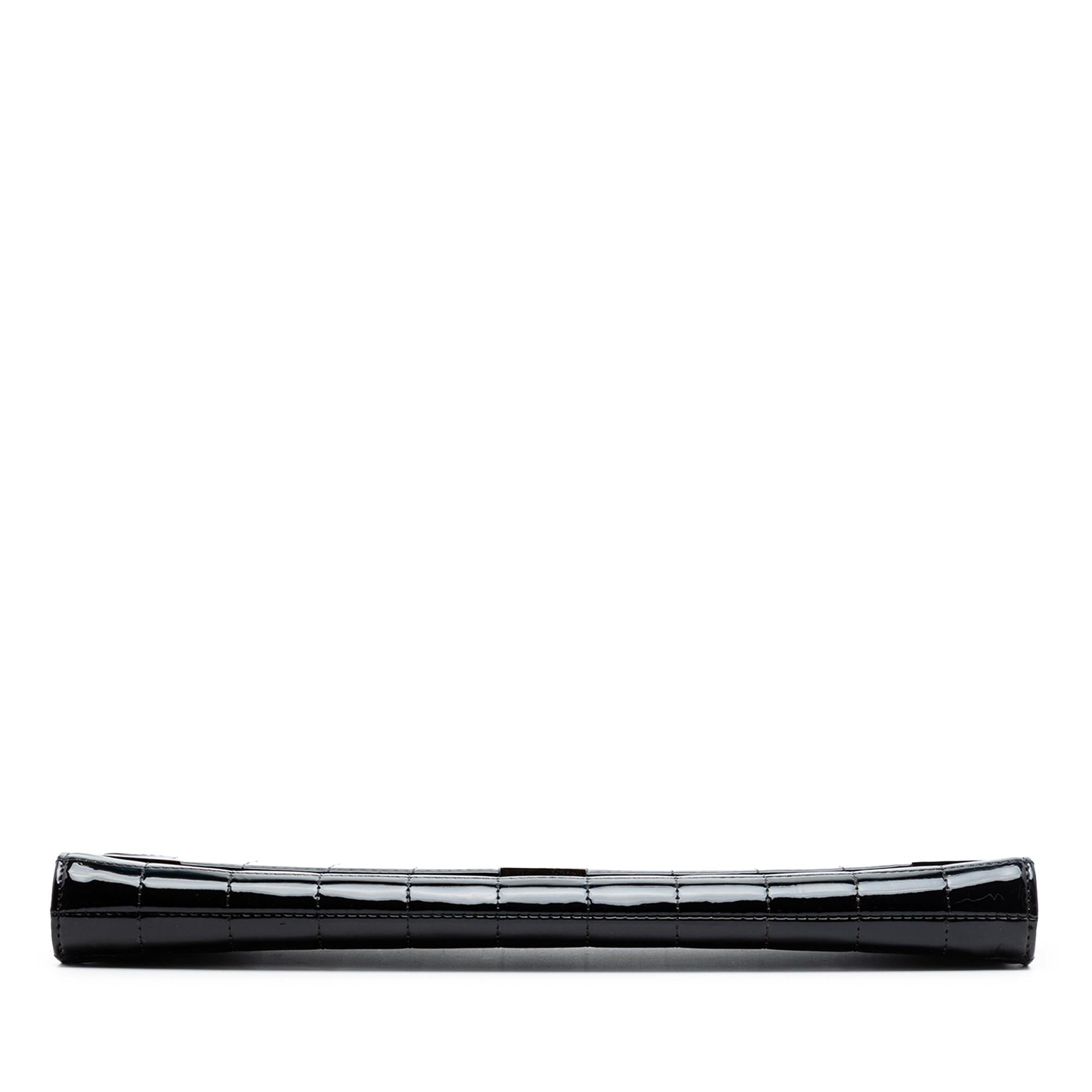 Chanel Chocolate Bar Patent Clutch