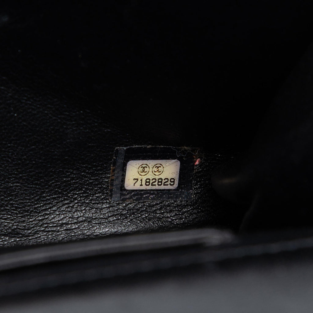 Chanel Chocolate Bar Patent Clutch
