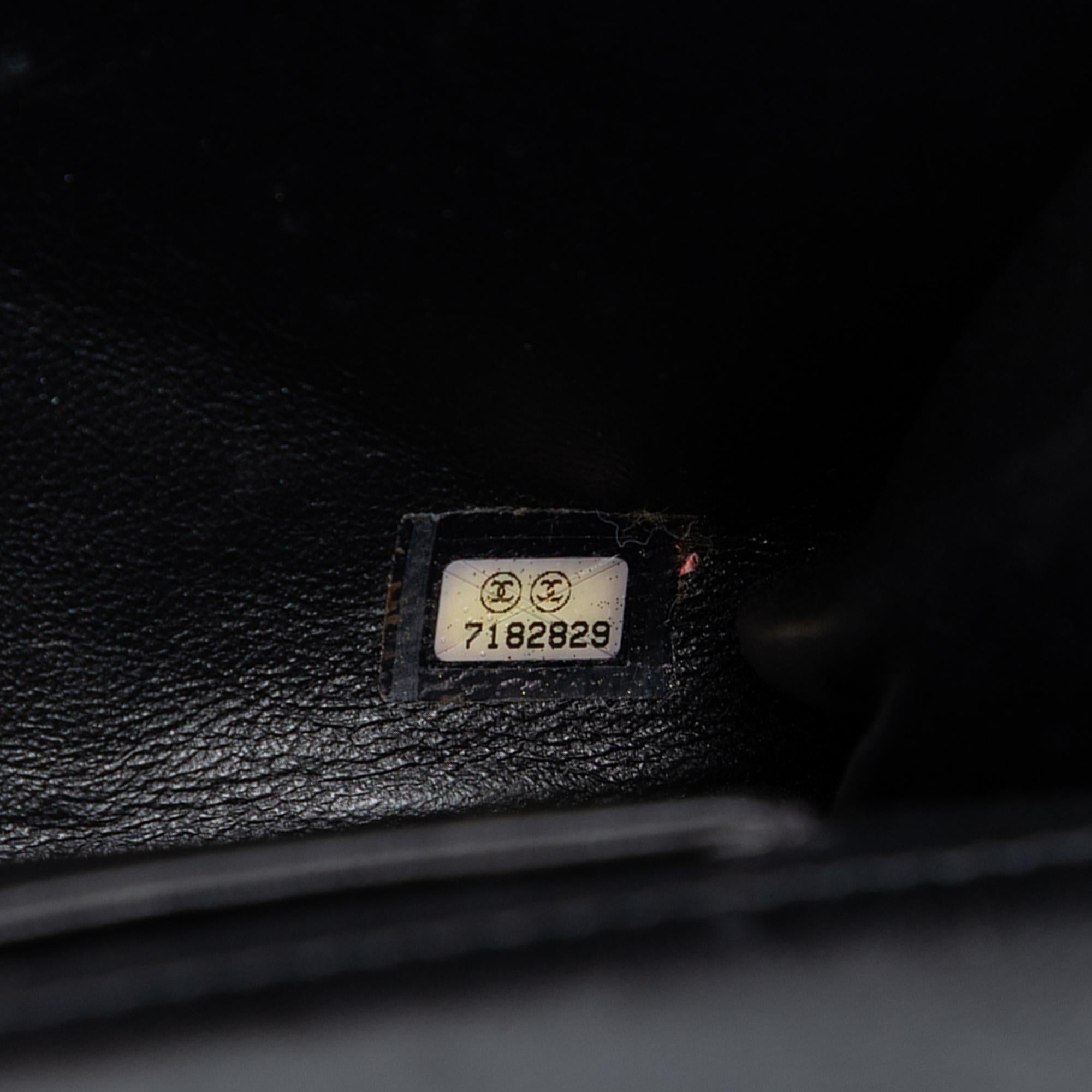 Chanel Chocolate Bar Patent Clutch
