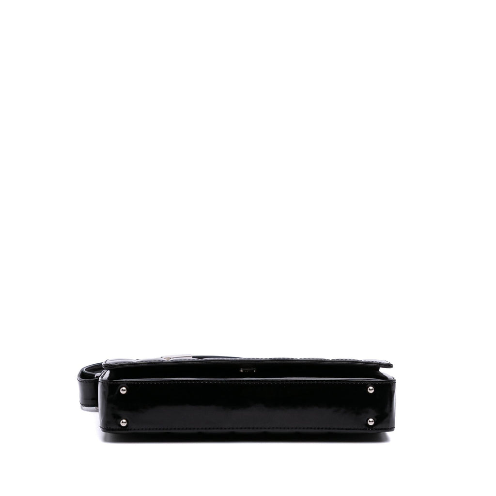 Chanel Chocolate Bar Patent Flap