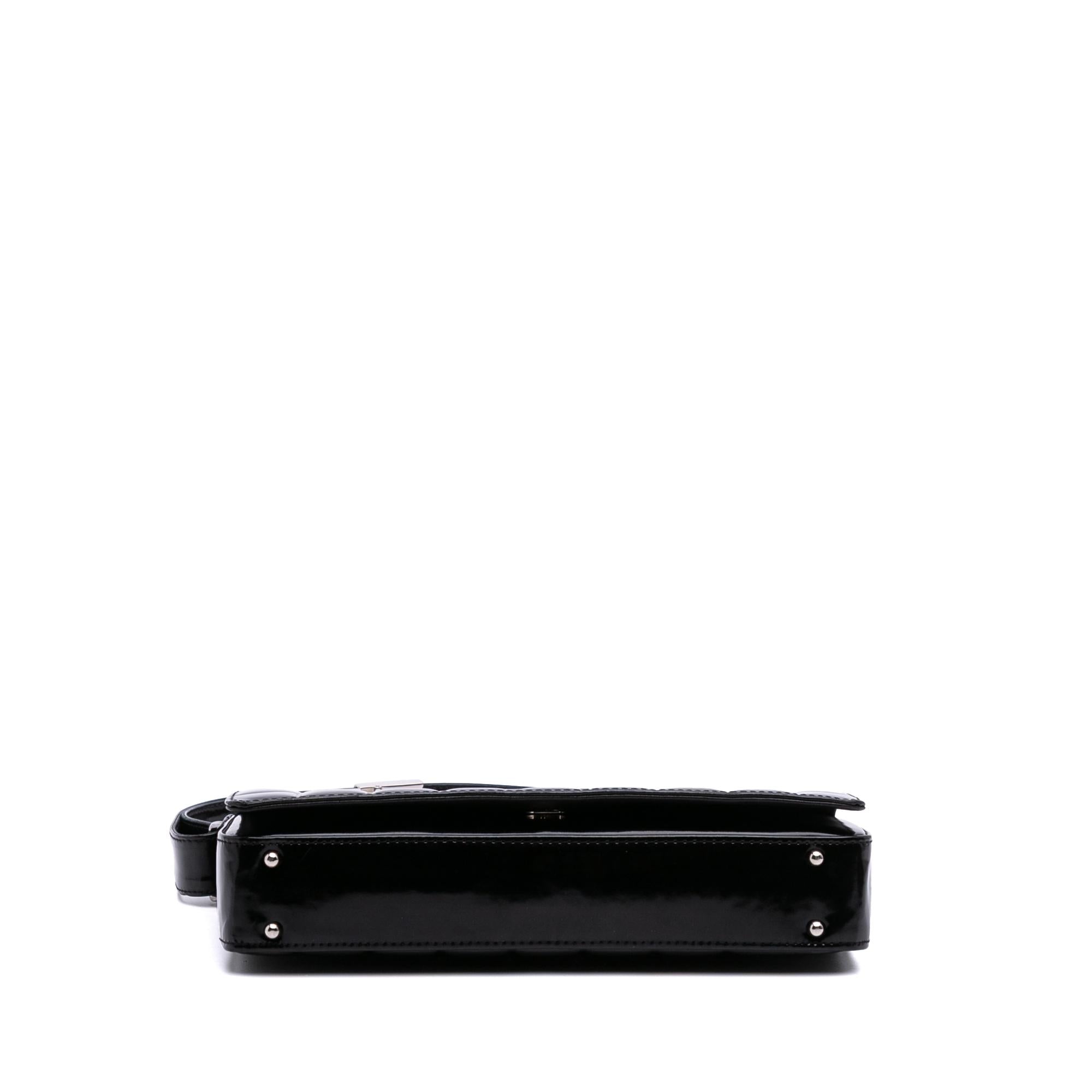 Chanel Chocolate Bar Patent Flap