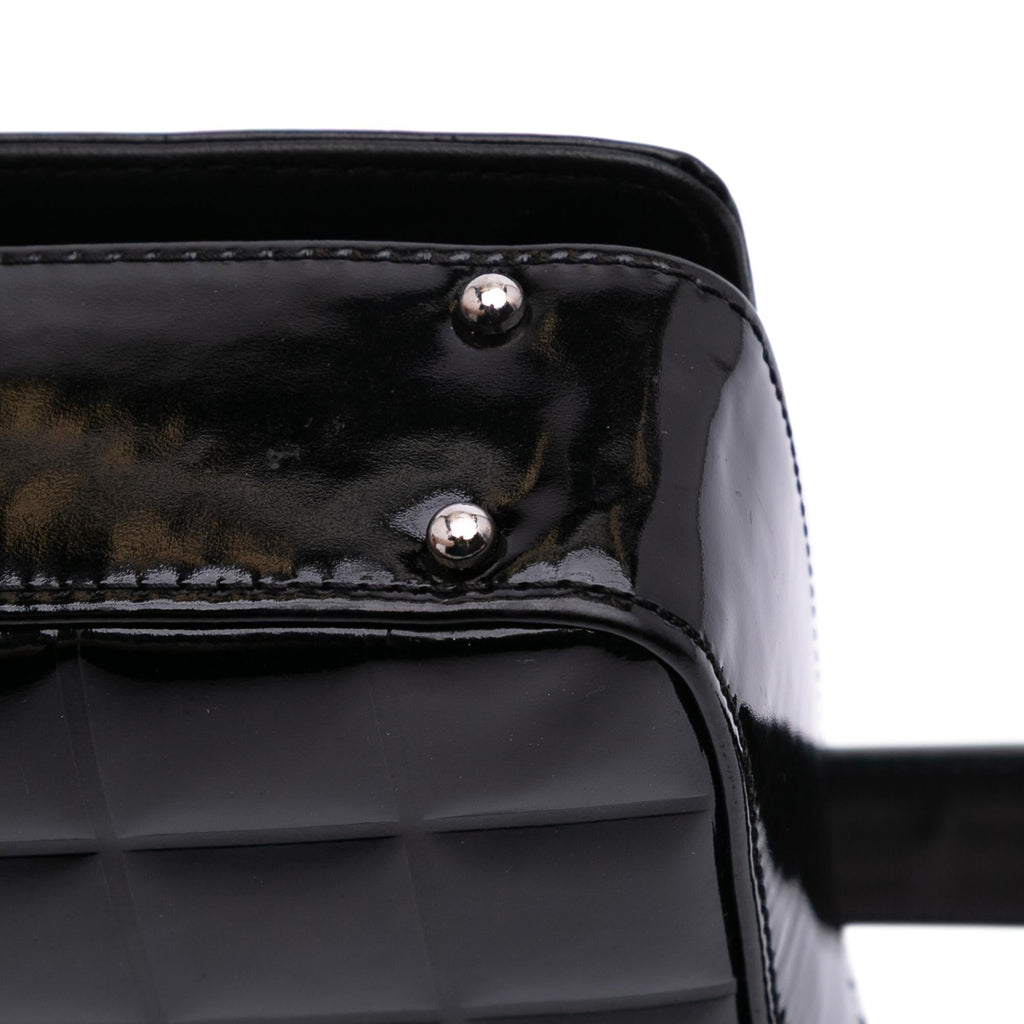 Chanel Chocolate Bar Patent Flap