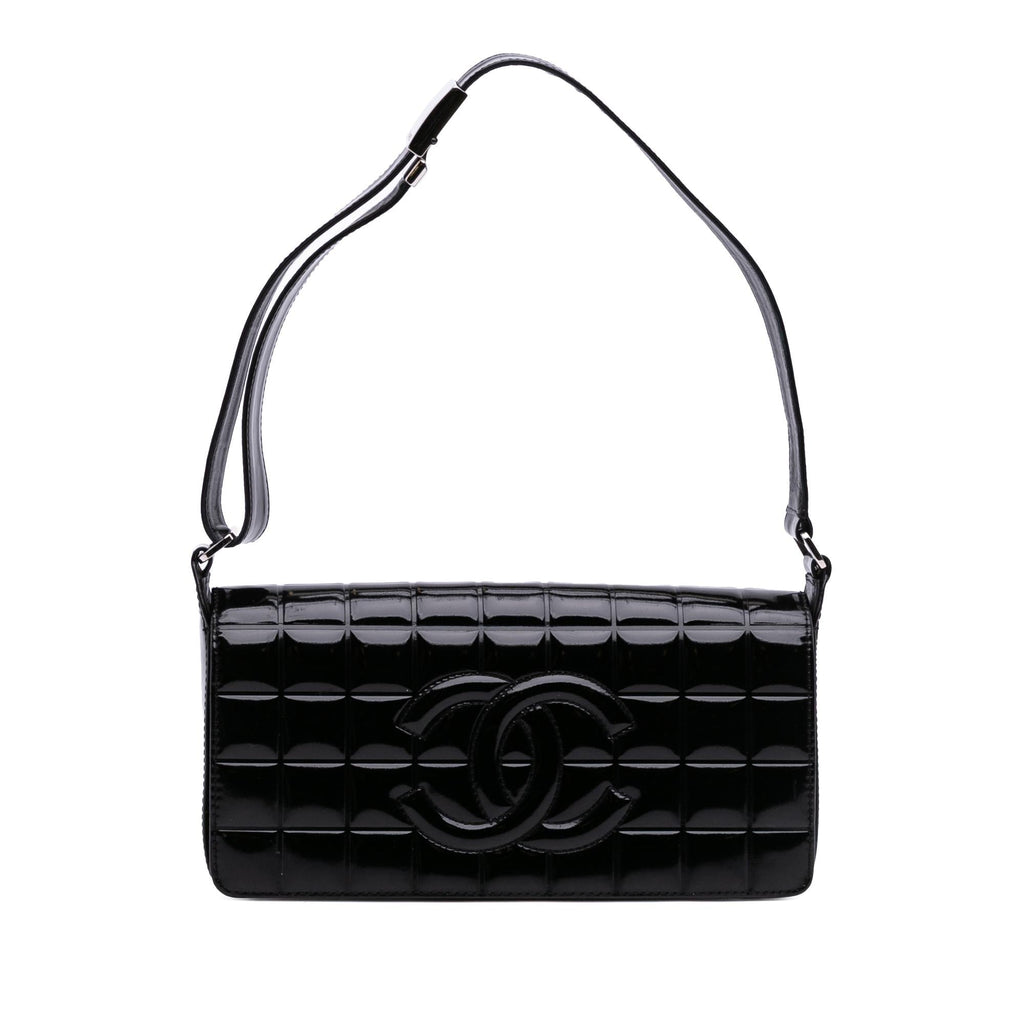 Chanel Chocolate Bar Patent Flap