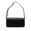 Chanel Chocolate Bar Patent Flap