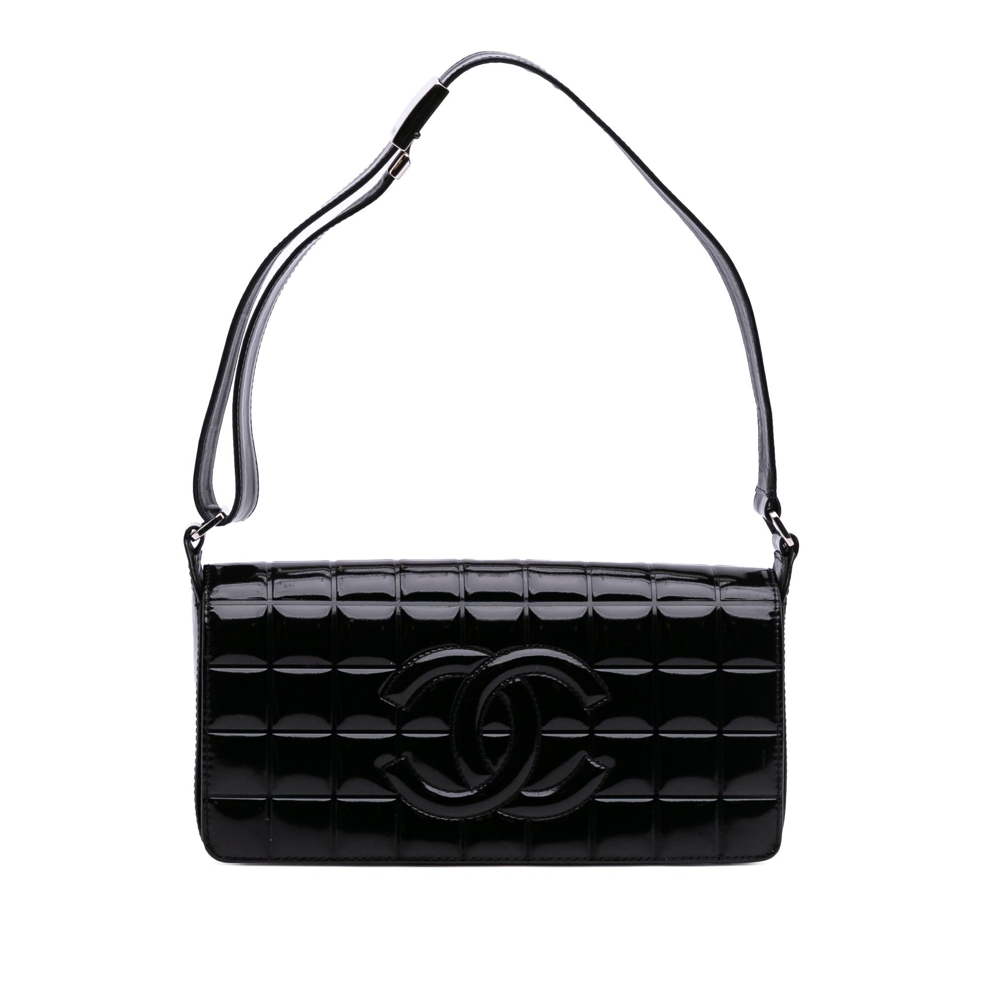 Chanel Chocolate Bar Patent Flap