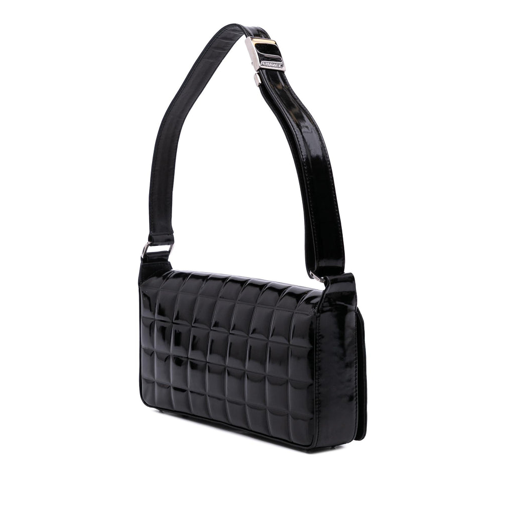 Chanel Chocolate Bar Patent Flap