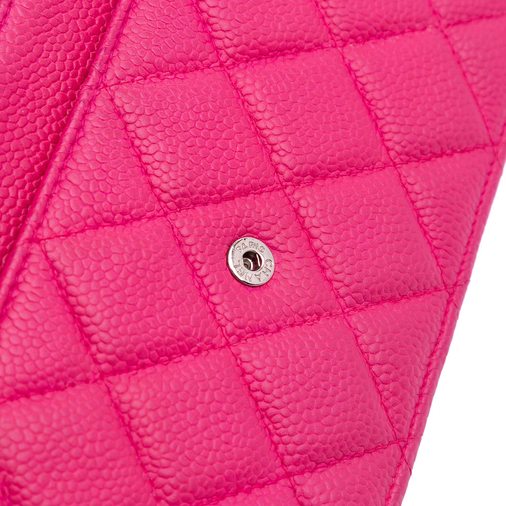 Chanel Classic Caviar Wallet On Chain