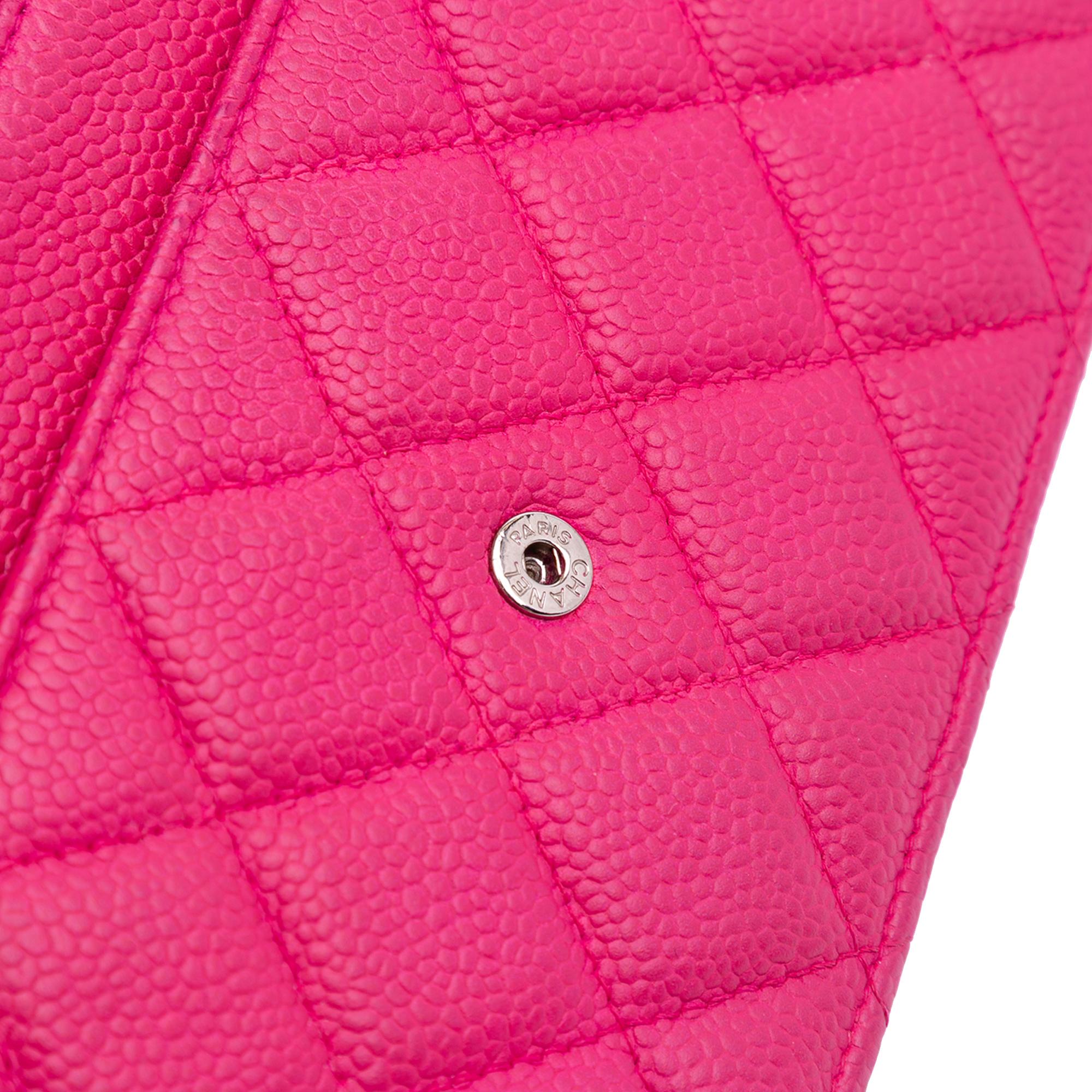 Chanel Classic Caviar Wallet On Chain