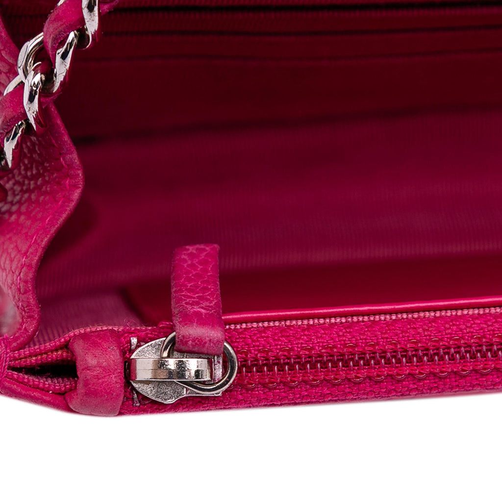 Chanel Classic Caviar Wallet On Chain
