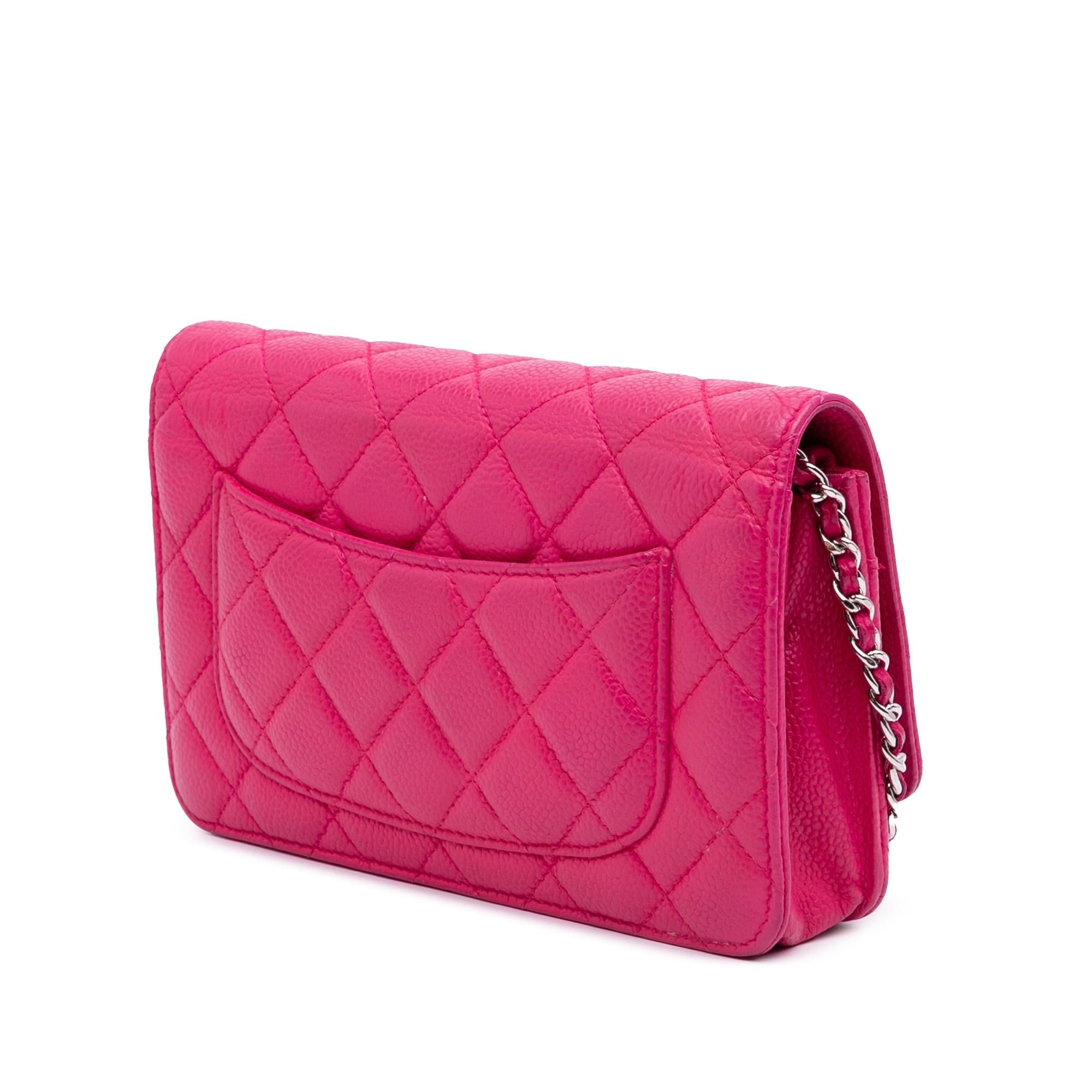 Chanel Classic Caviar Wallet On Chain