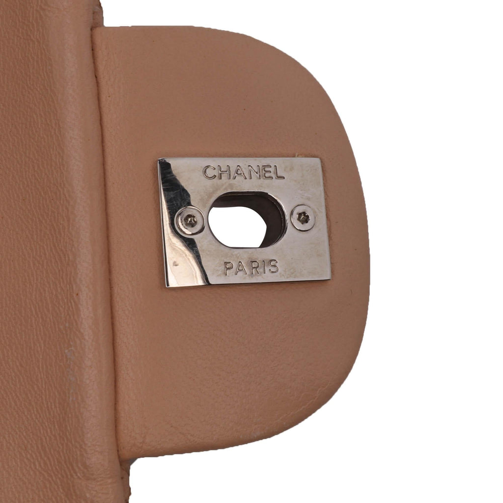 Chanel Classic Lambskin East West Single Flap