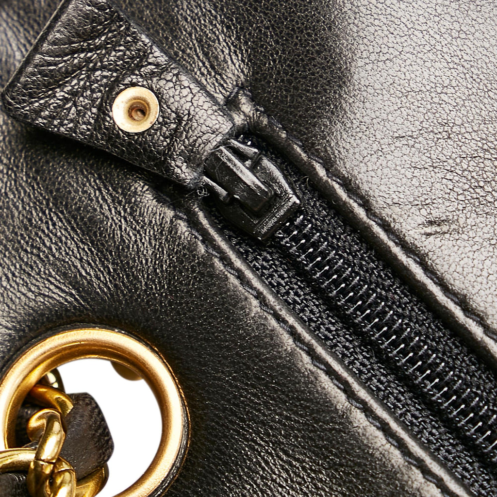 Chanel Classic Lambskin Leather Double Flap Bag (SHG-27218)