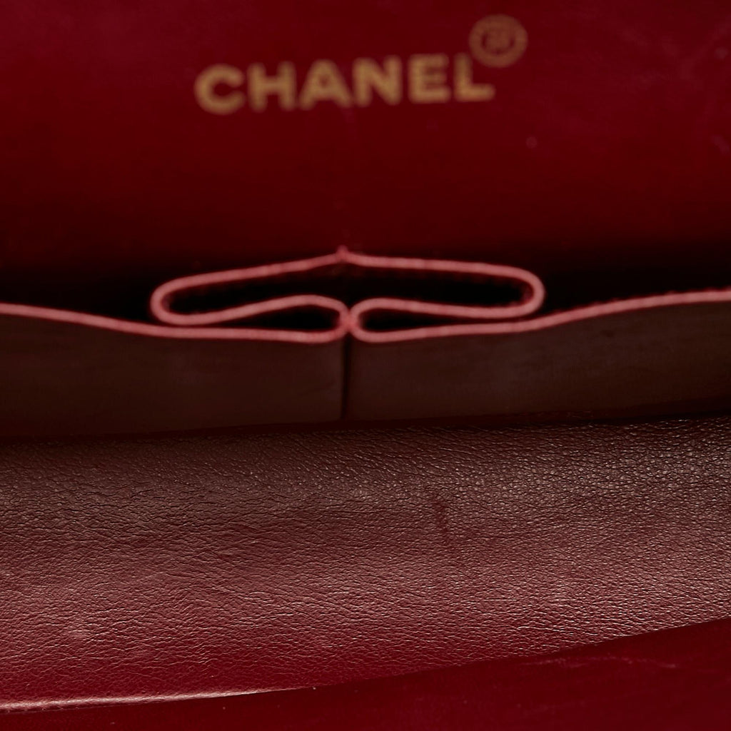 Chanel Classic Lambskin Leather Double Flap Bag (SHG-27218)