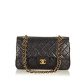 Chanel Classic Lambskin Leather Double Flap Bag (SHG-27219)