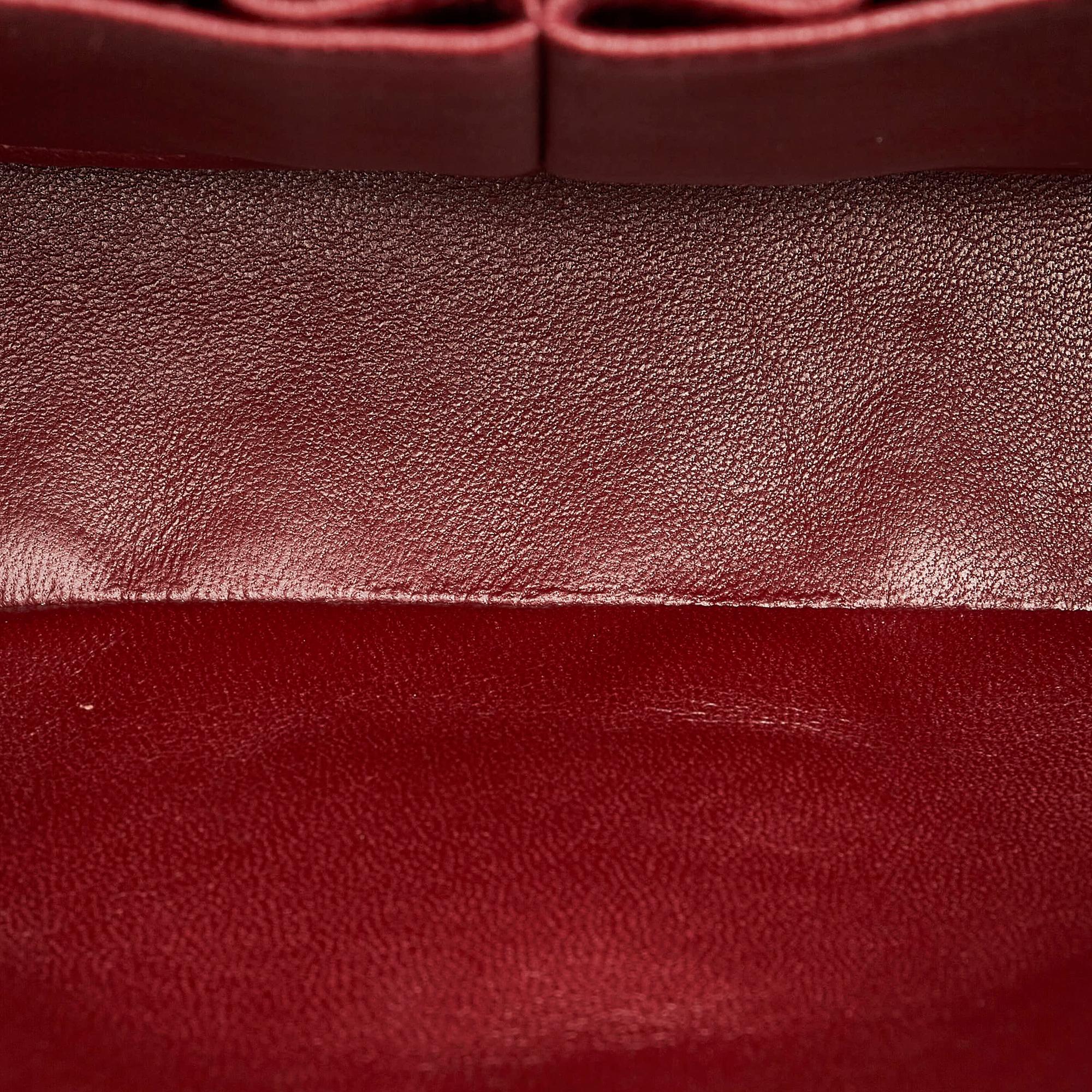Chanel Classic Lambskin Leather Double Flap Bag (SHG-30061)