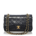 Chanel Classic Lambskin Leather Double Flap Bag (SHG-31300)