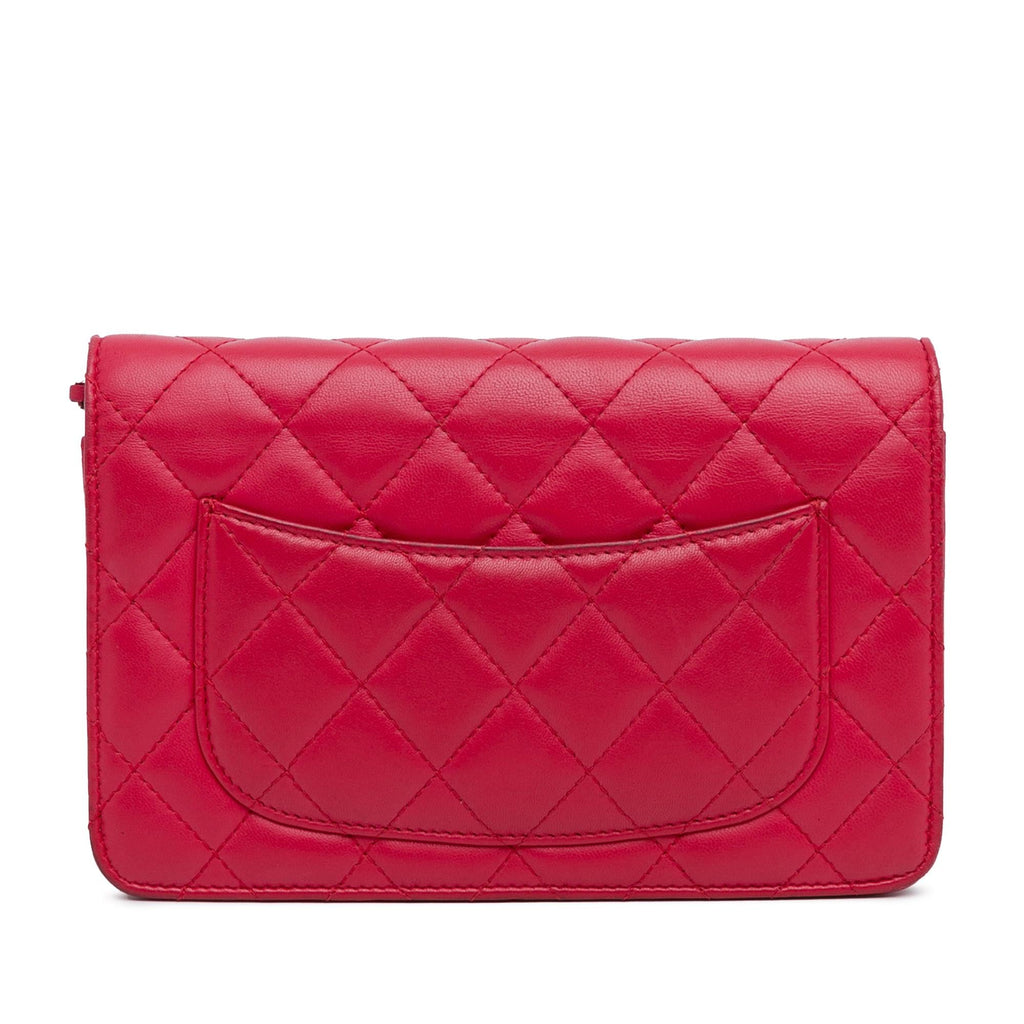 Chanel Classic Lambskin Wallet on Chain (SHG-4PdSJI)