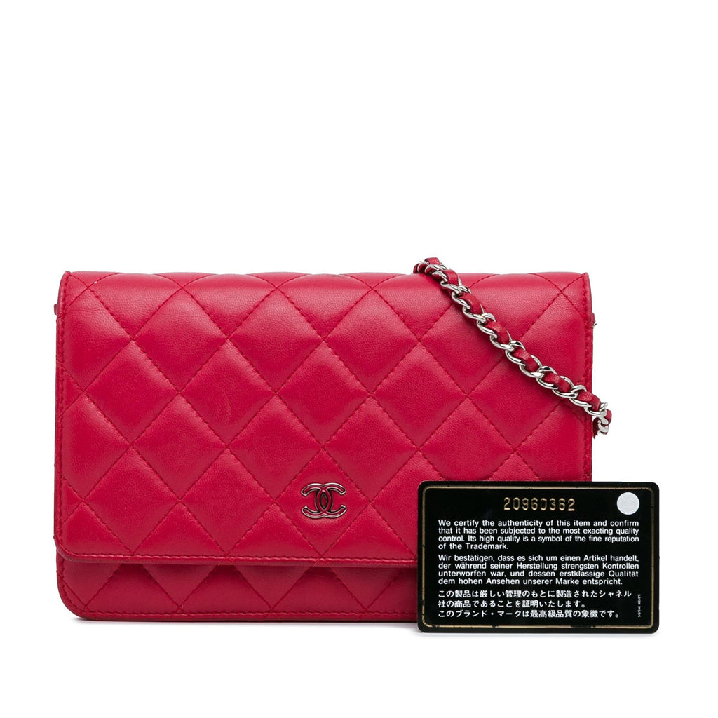 Chanel Classic Lambskin Wallet on Chain (SHG-mYutfq)