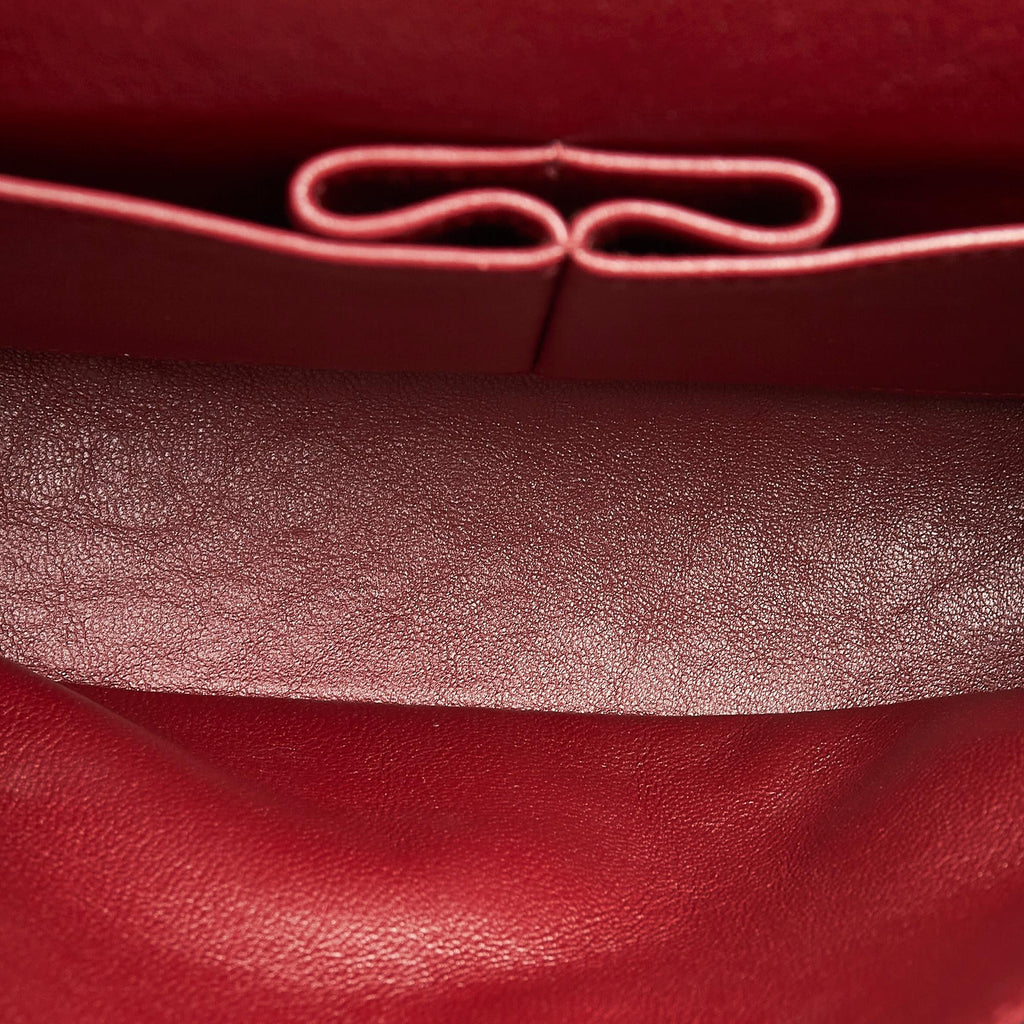 Chanel Classic Medium Lambskin Leather Double Flap Bag (SHG-28016)