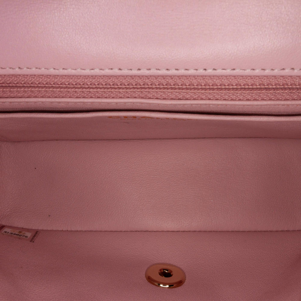 Chanel Classic Mini Rectangular Tweed Flap Bag (SHG-gxVLfm)