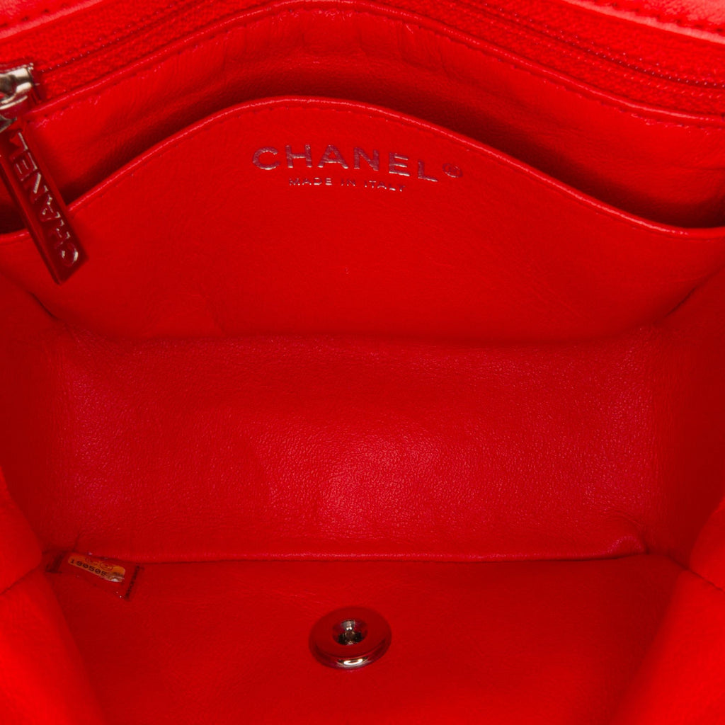 Chanel Classic Mini Square Patent Leather Single Flap (SHG-tPyR6G)