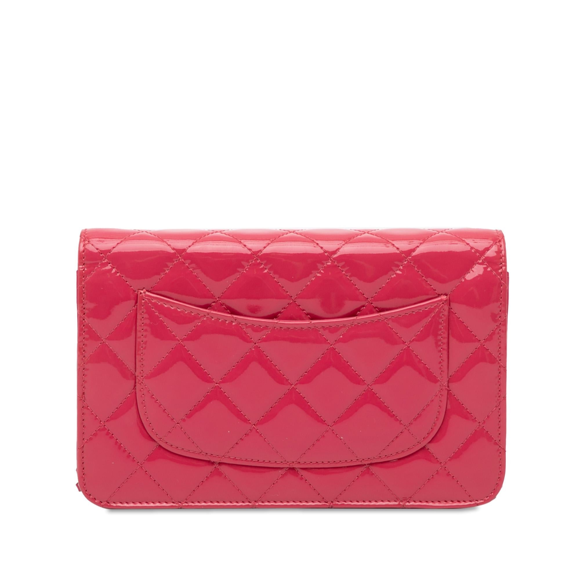 Chanel Classic Patent Wallet On Chain (SHG-A2wDHs)