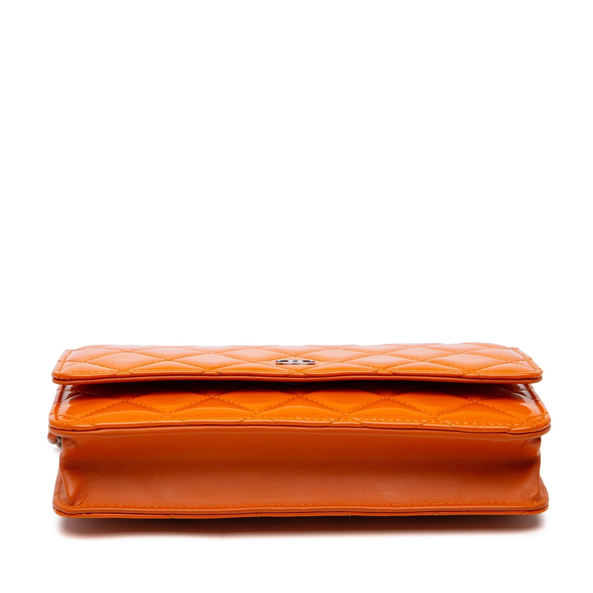 Chanel Classic Patent Wallet On Chain
