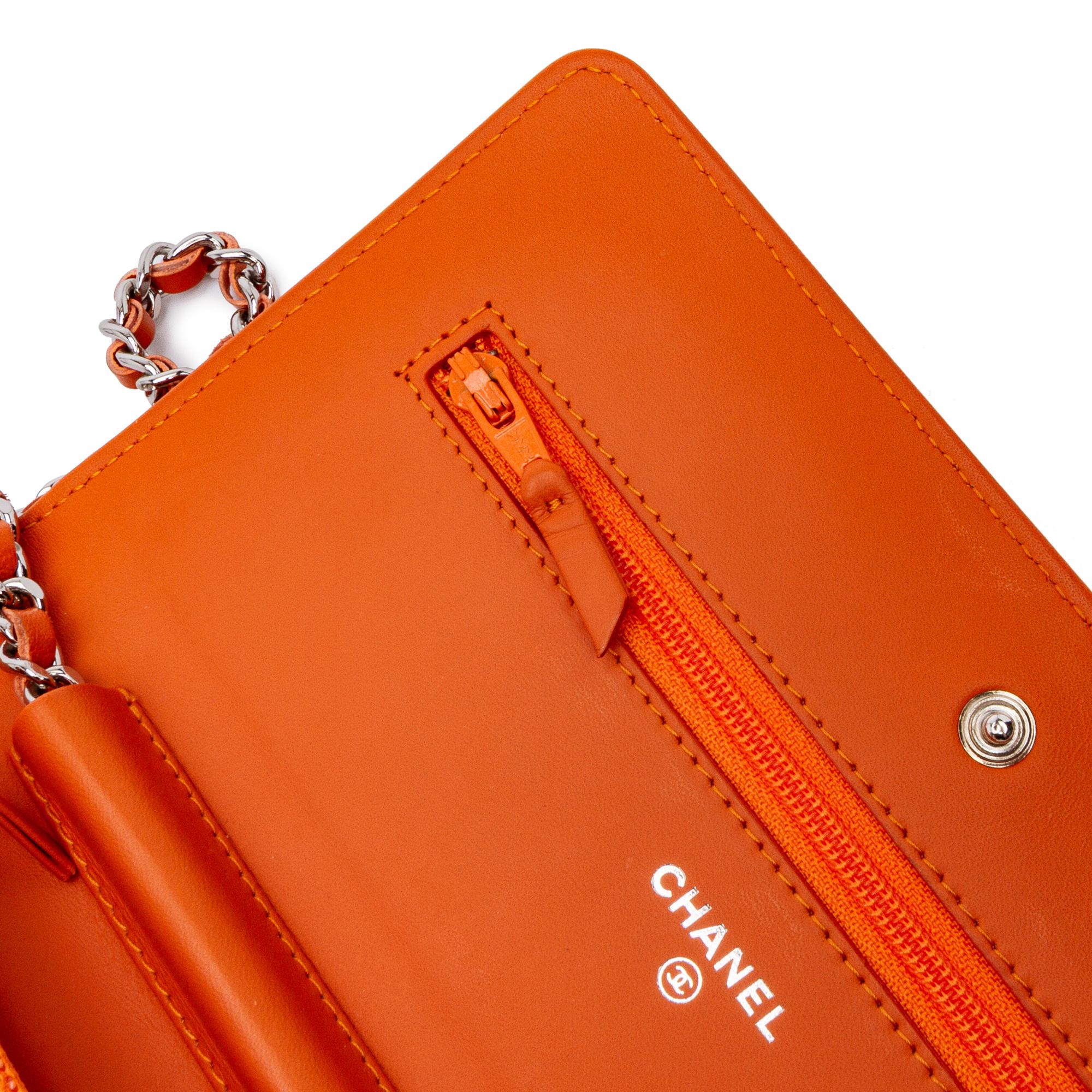 Chanel Classic Patent Wallet On Chain