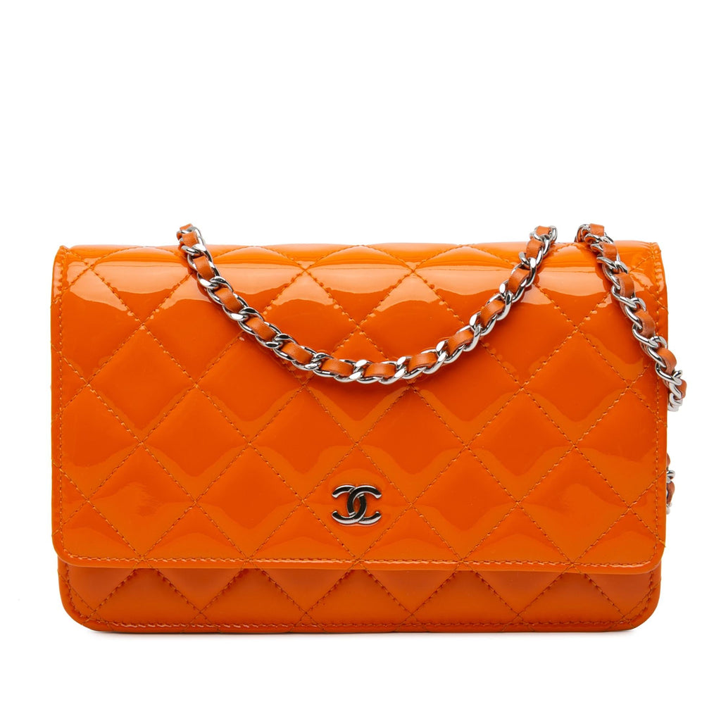 Chanel Classic Patent Wallet On Chain