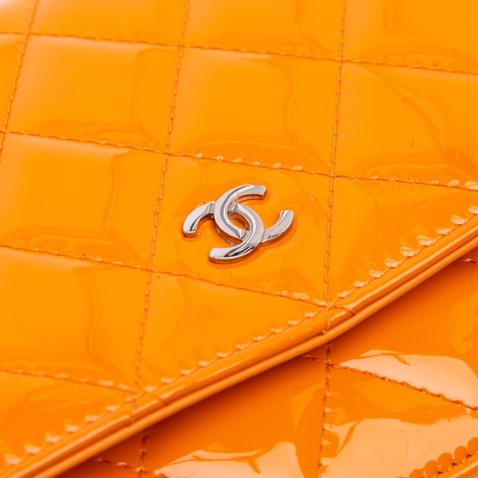 Chanel Classic Patent Wallet On Chain