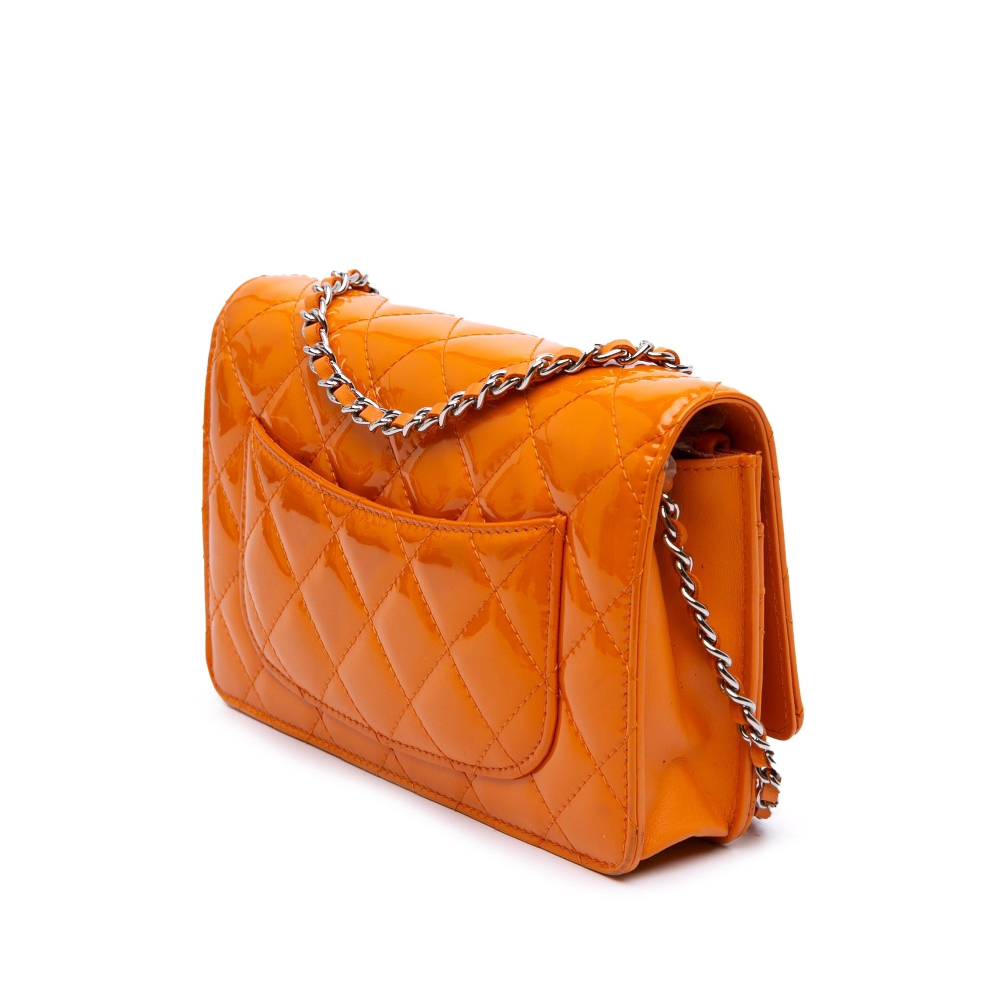 Chanel Classic Patent Wallet On Chain