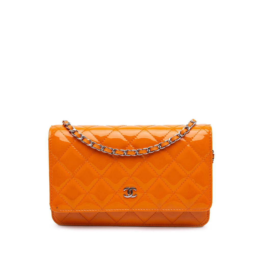 Chanel Classic Patent Wallet On Chain