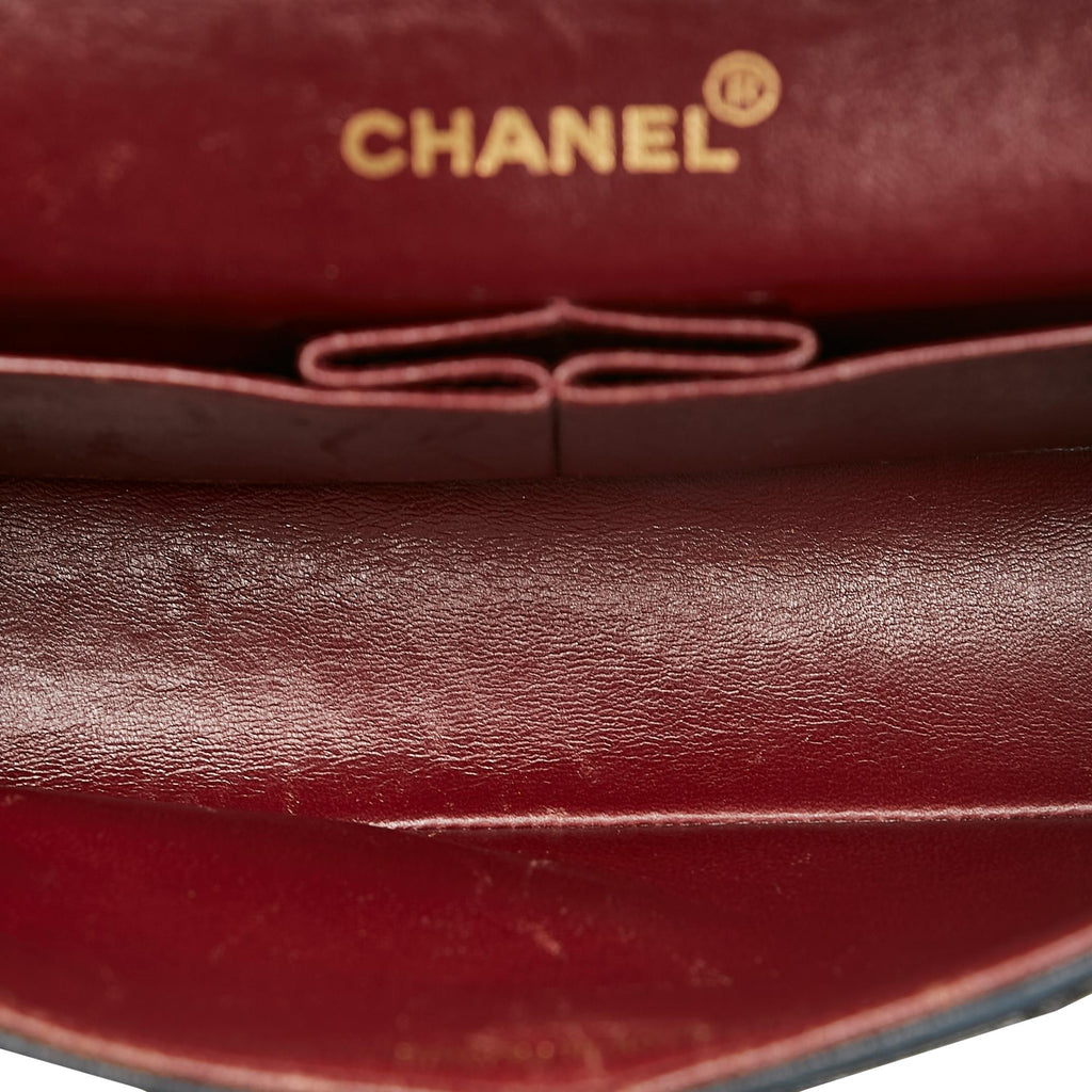 Chanel Classic Small Lambskin Double Flap (SHG-oElNPm)