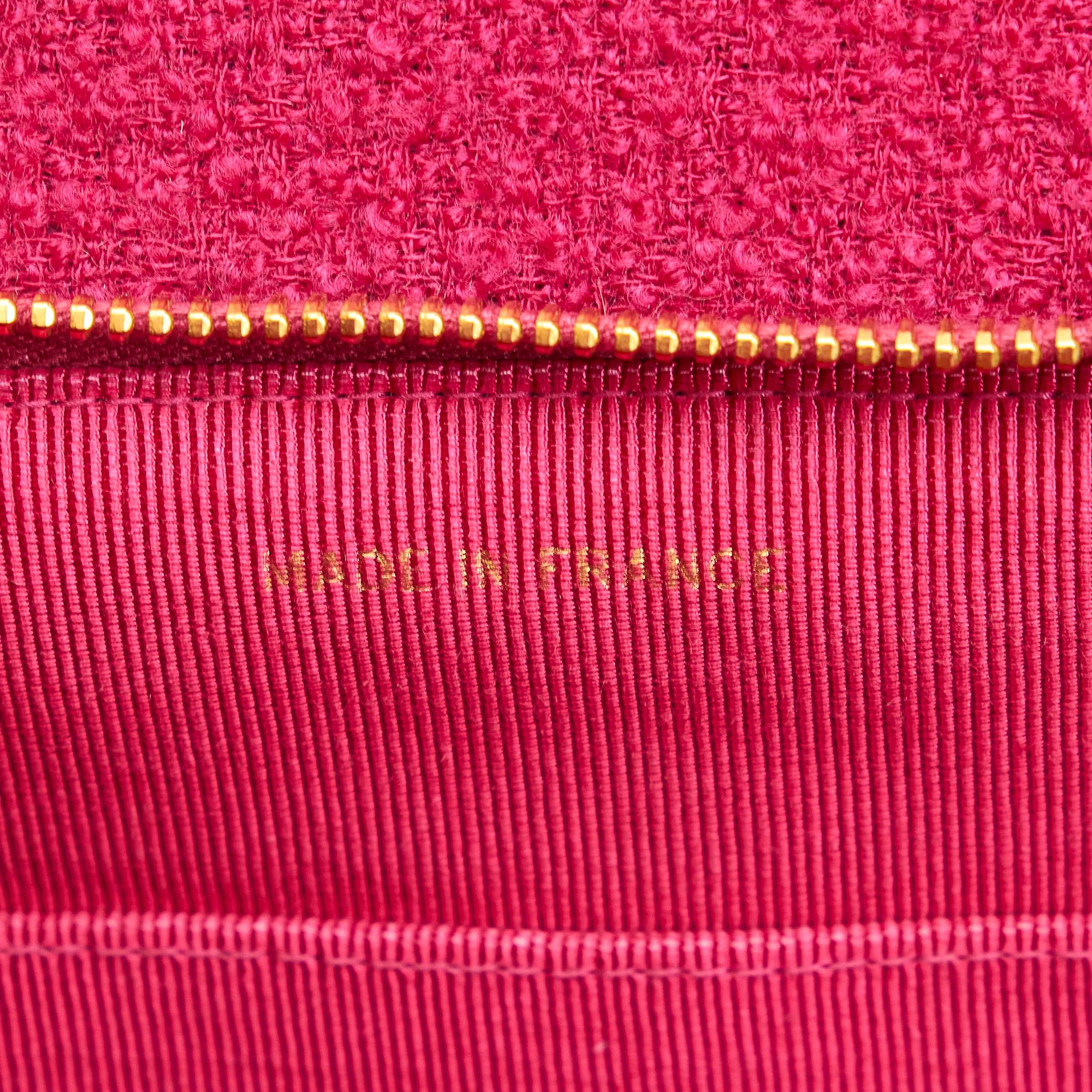 Chanel Classic Tweed Flap Bag (SHG-33623)