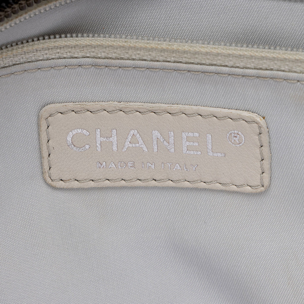 Chanel Coated Canvas Paris Biarritz Small Tote (SHF-xIVFjl)