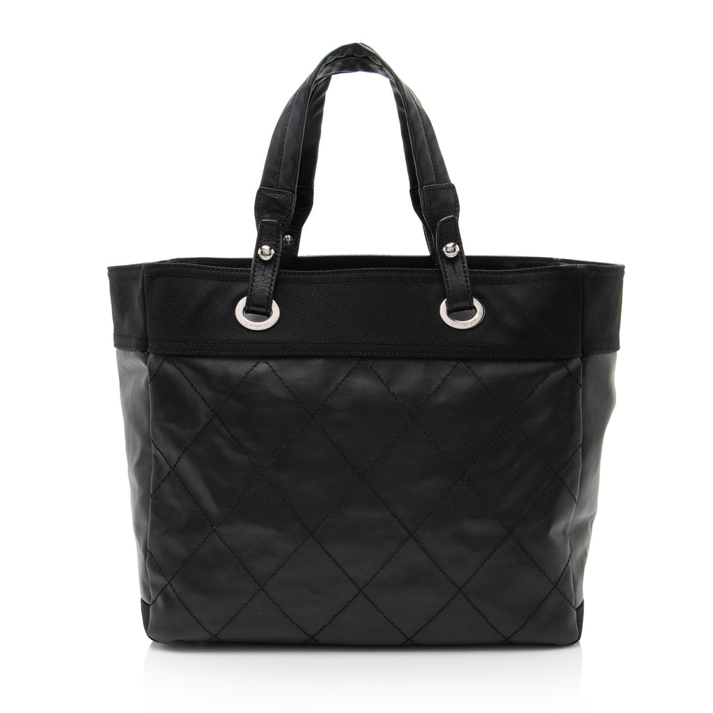 Chanel Coated Canvas Biarritz Tote